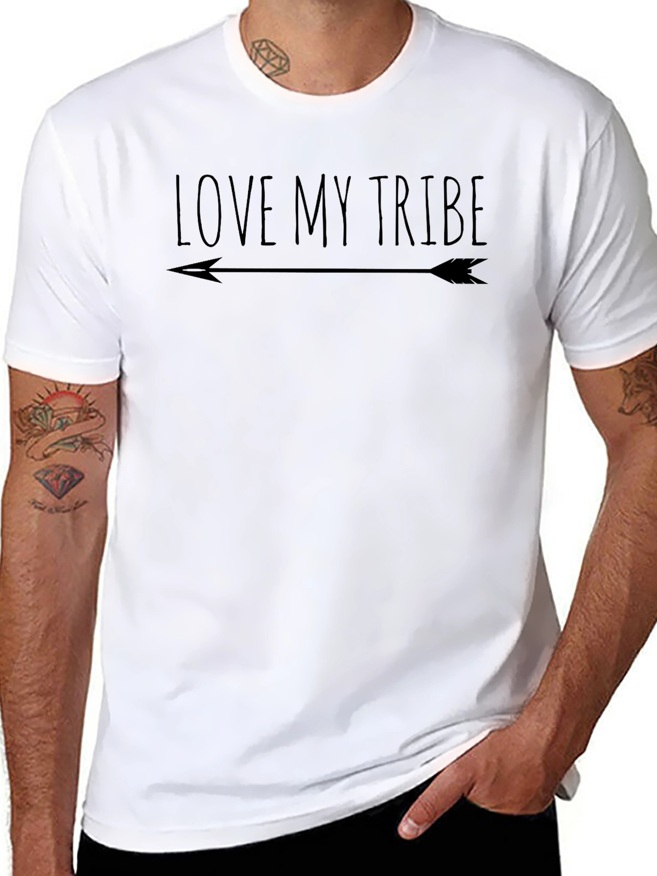 Love My Tribe Arrow Graphic T-Shirt