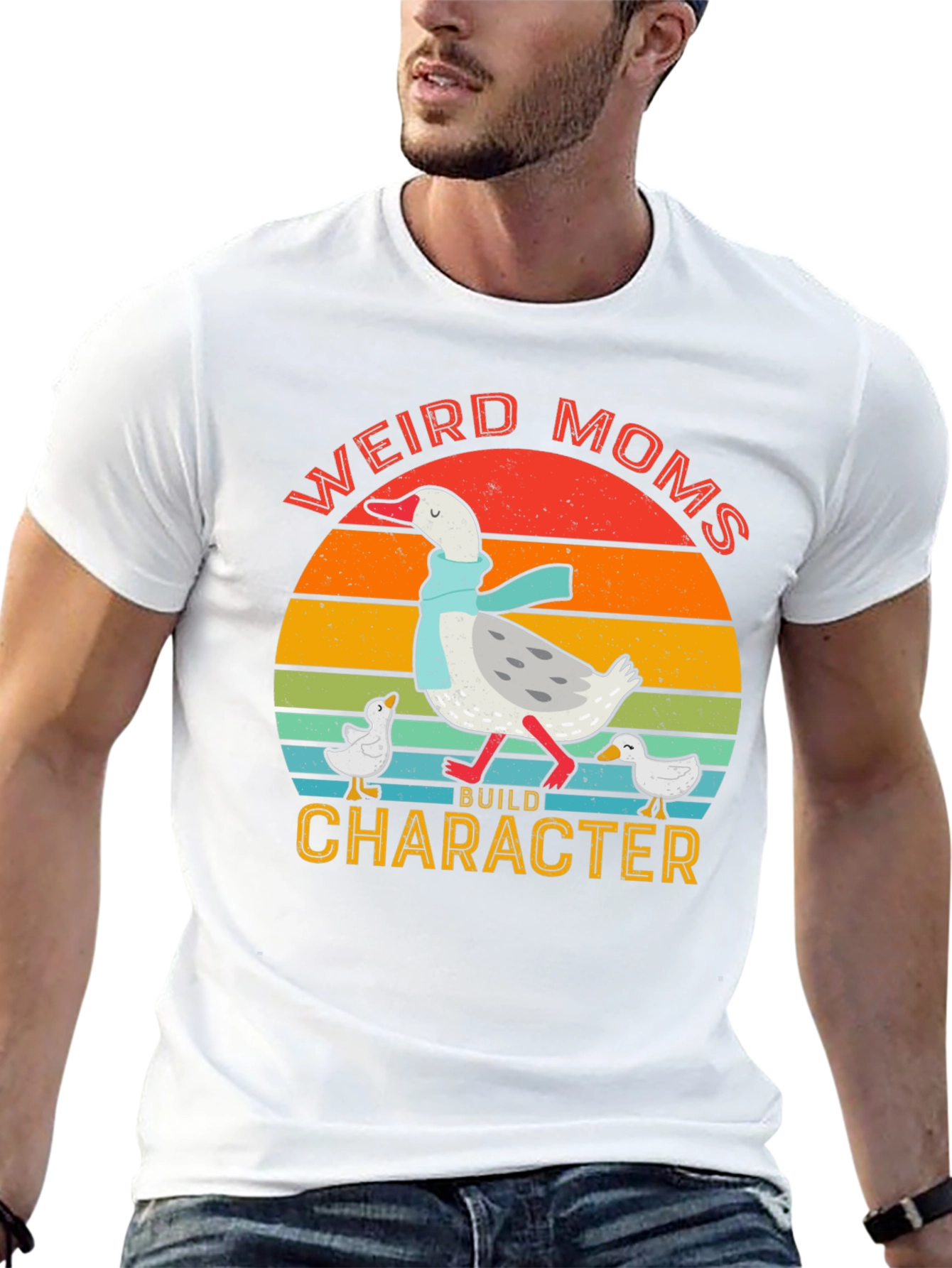 Weird Moms Build Character Tee