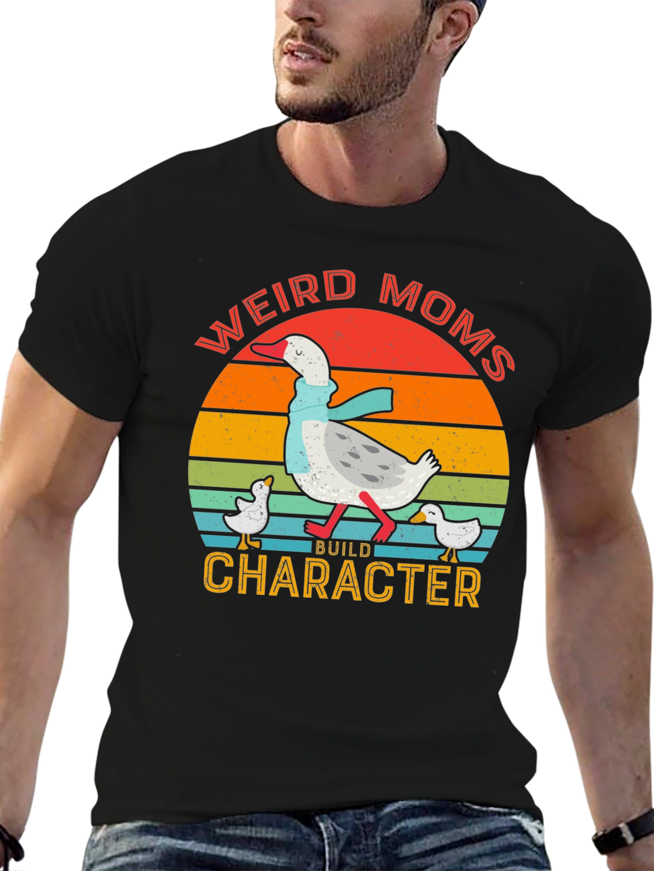 Weird Moms Build Character Tee