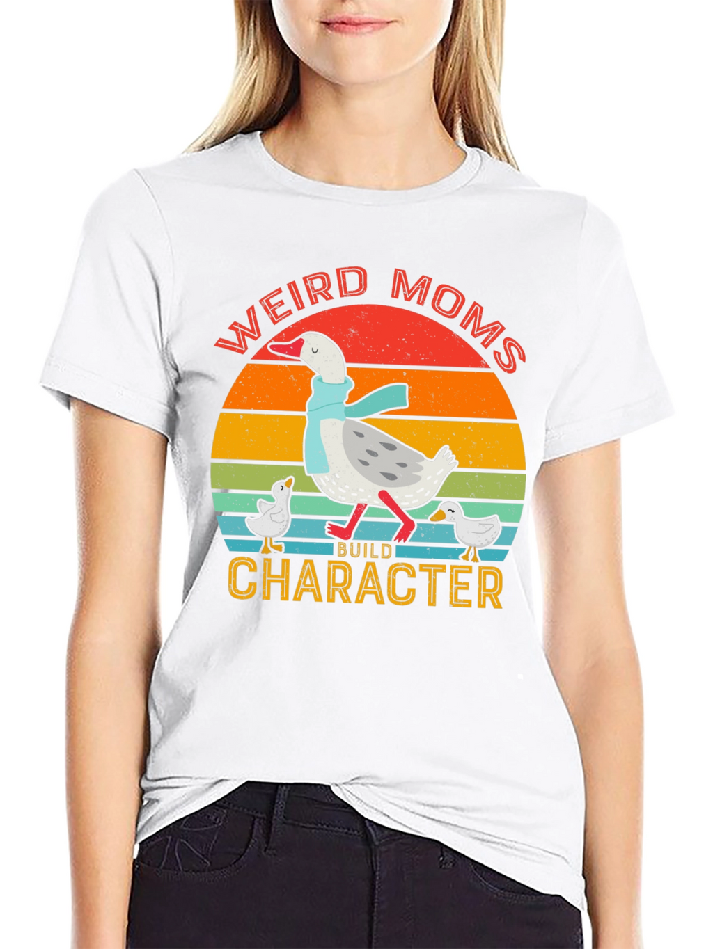 Weird Moms Build Character Tee