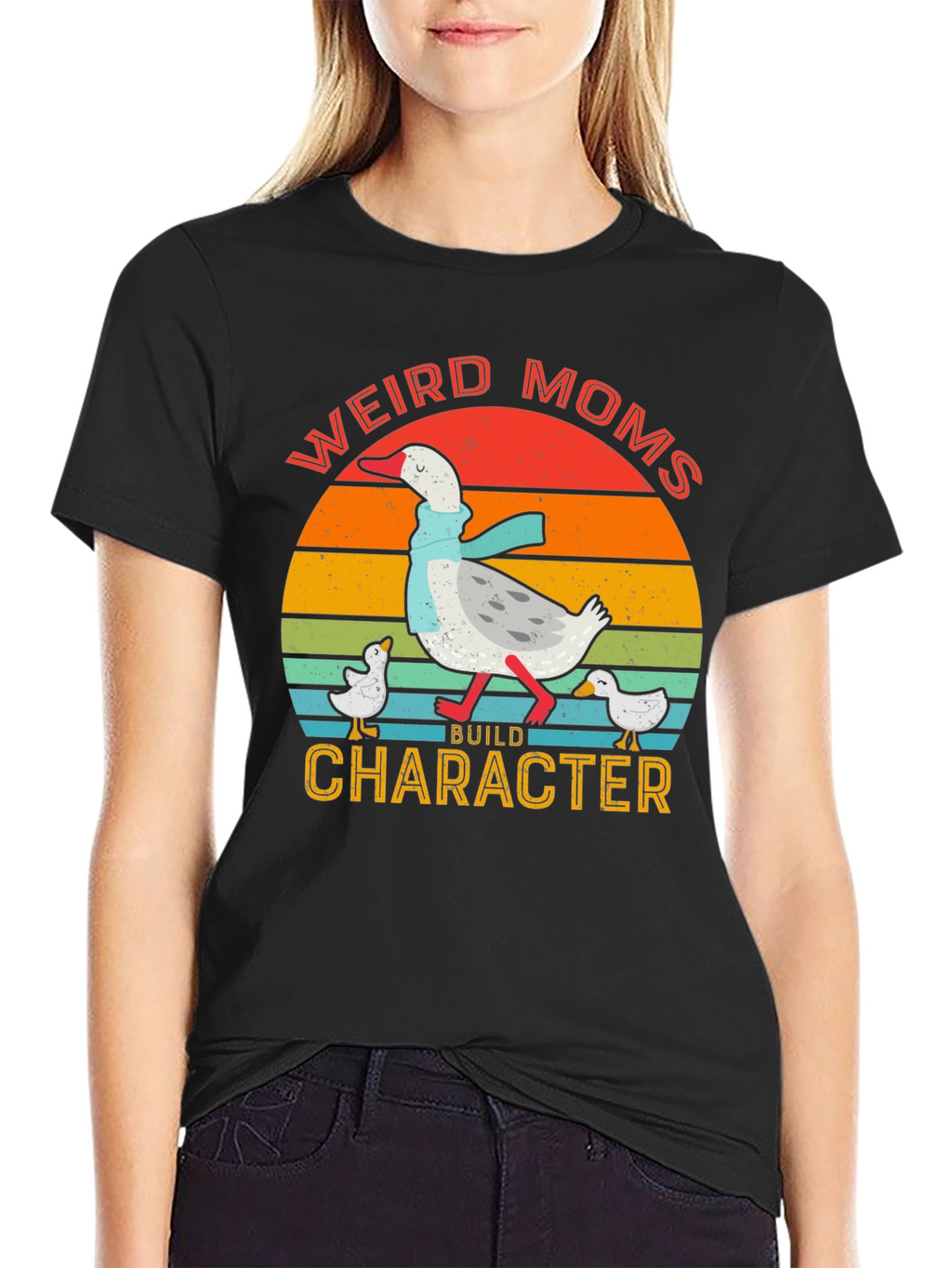 Weird Moms Build Character Tee