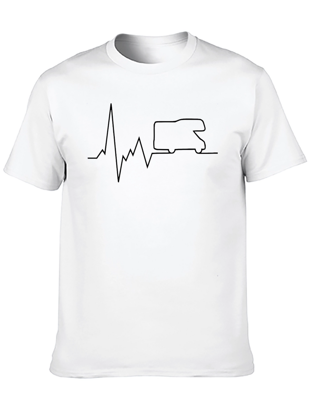 RV Heartbeat T-Shirt - Road Trip Life