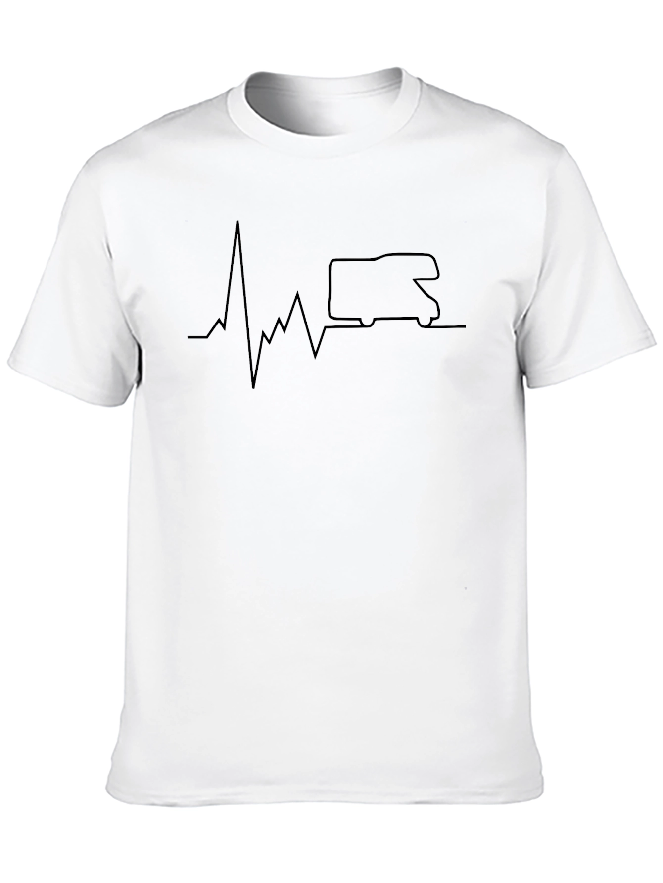 RV Heartbeat T-Shirt - Road Trip Life
