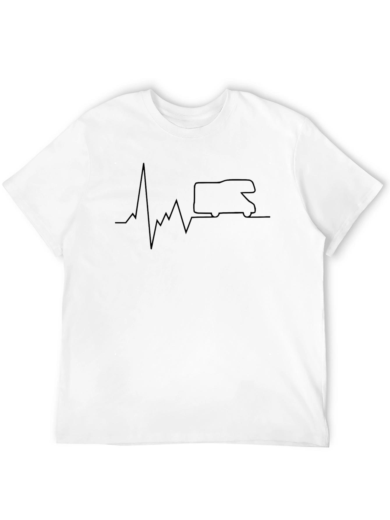 RV Heartbeat T-Shirt - Road Trip Life