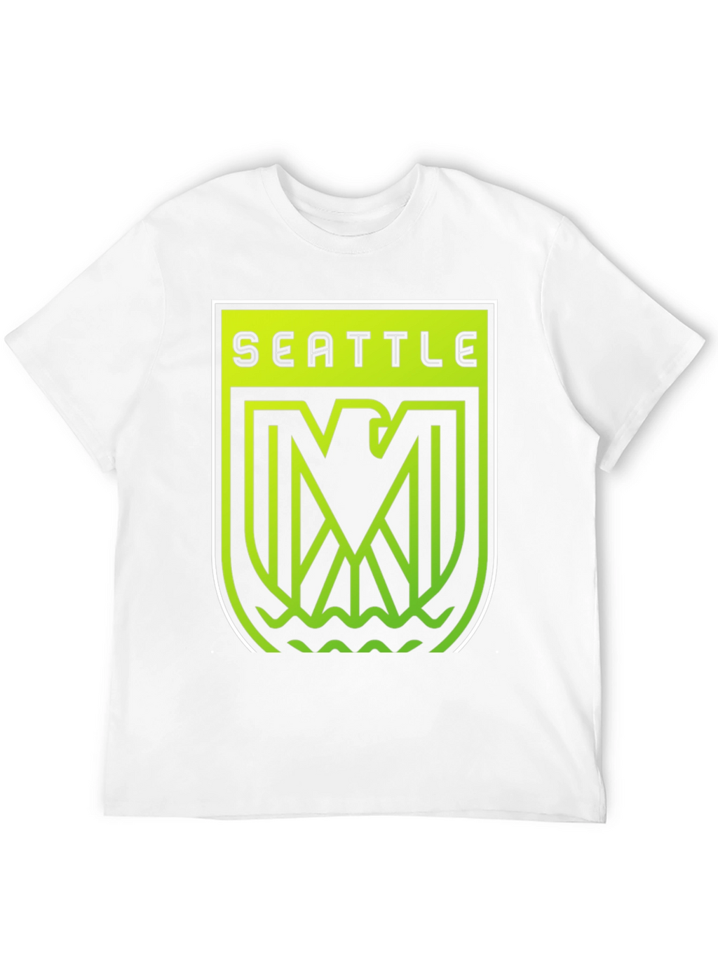 Seattle Emblem Graphic Tee - Black