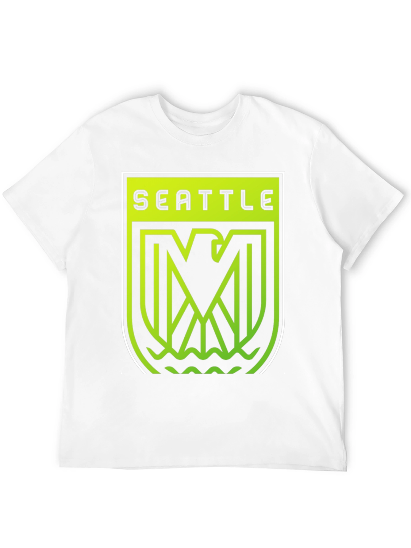 Seattle Emblem Graphic Tee - Black