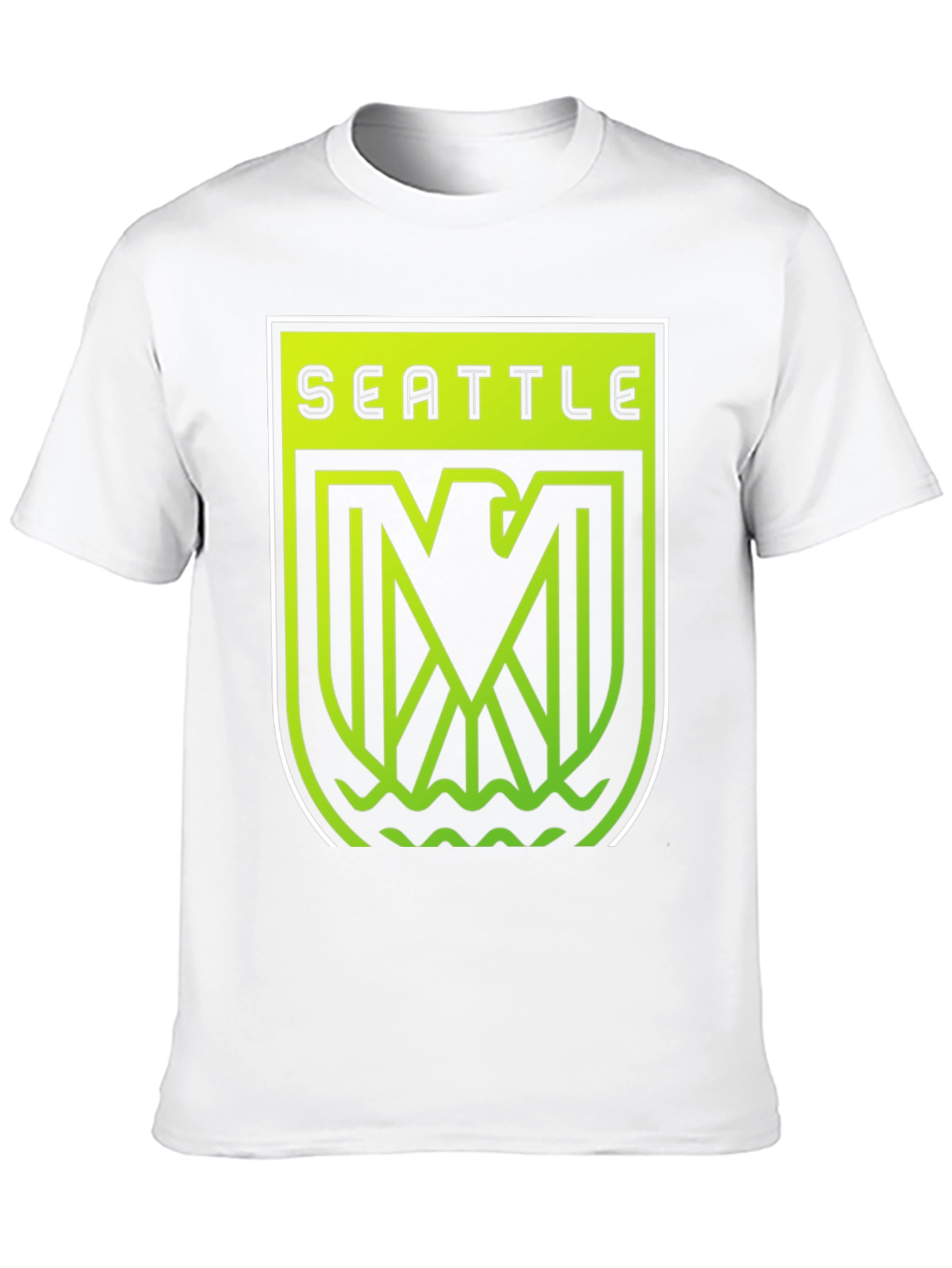 Seattle Emblem Graphic Tee - Black