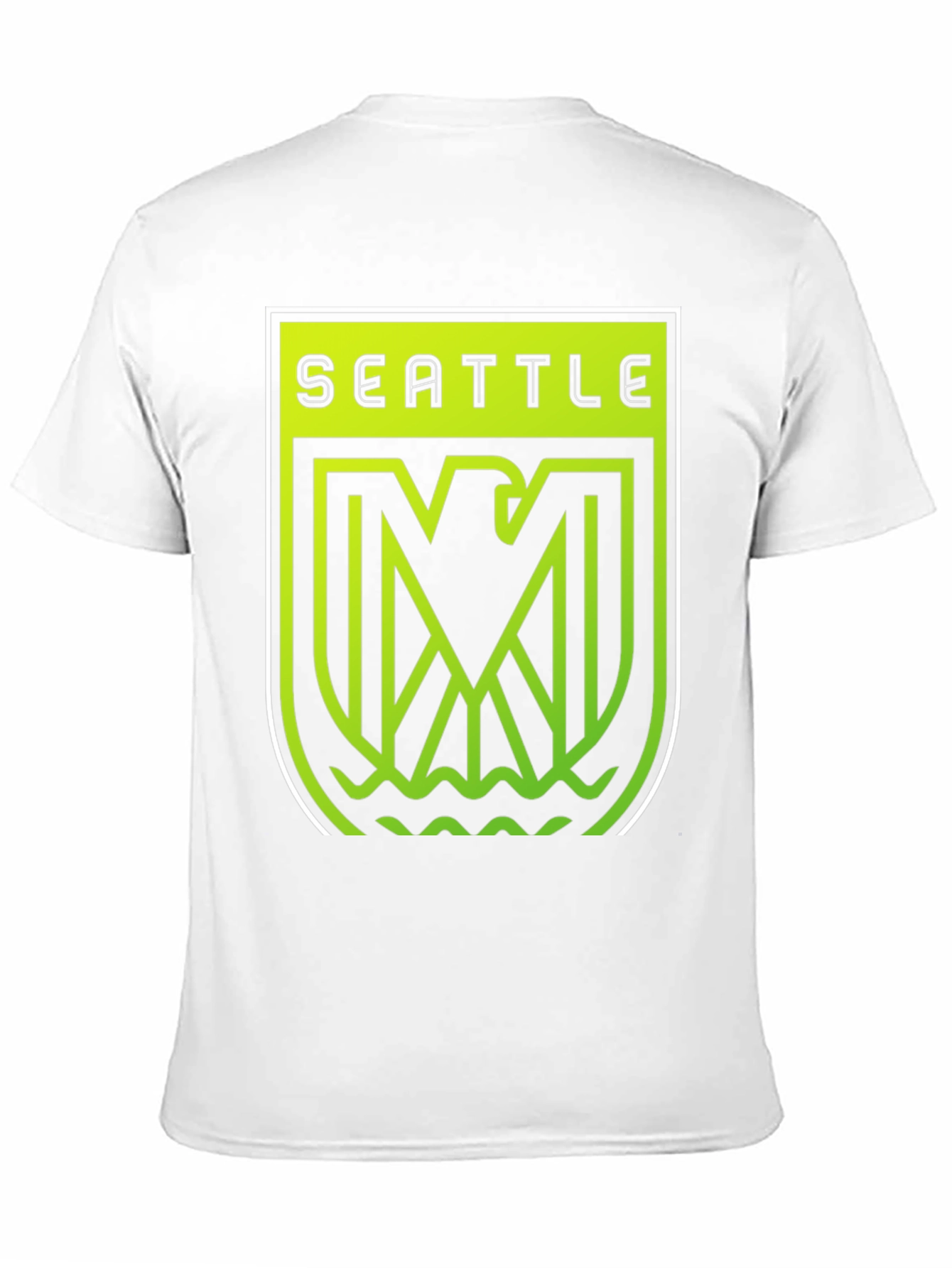 Seattle Emblem Graphic Tee - Black
