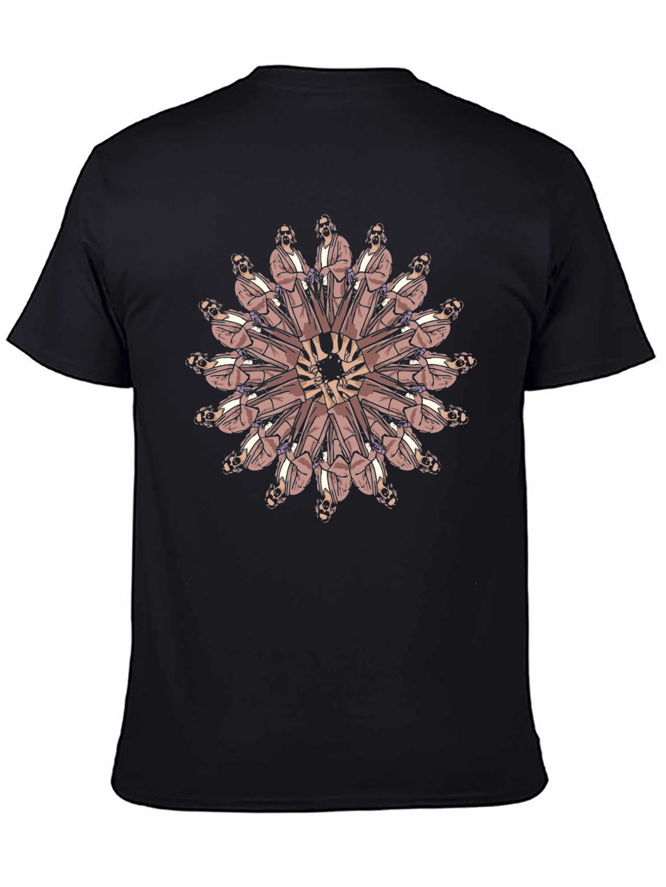 The Dude Mandala Black T-Shirt