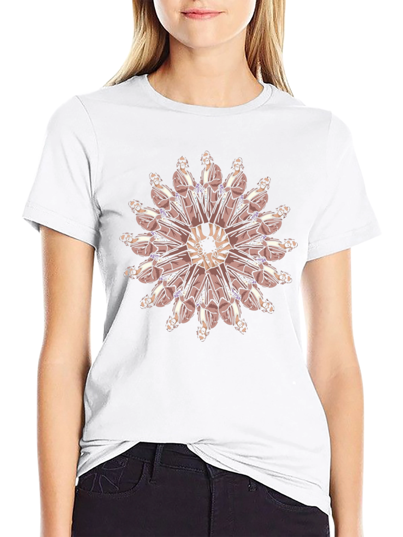 The Dude Mandala Black T-Shirt