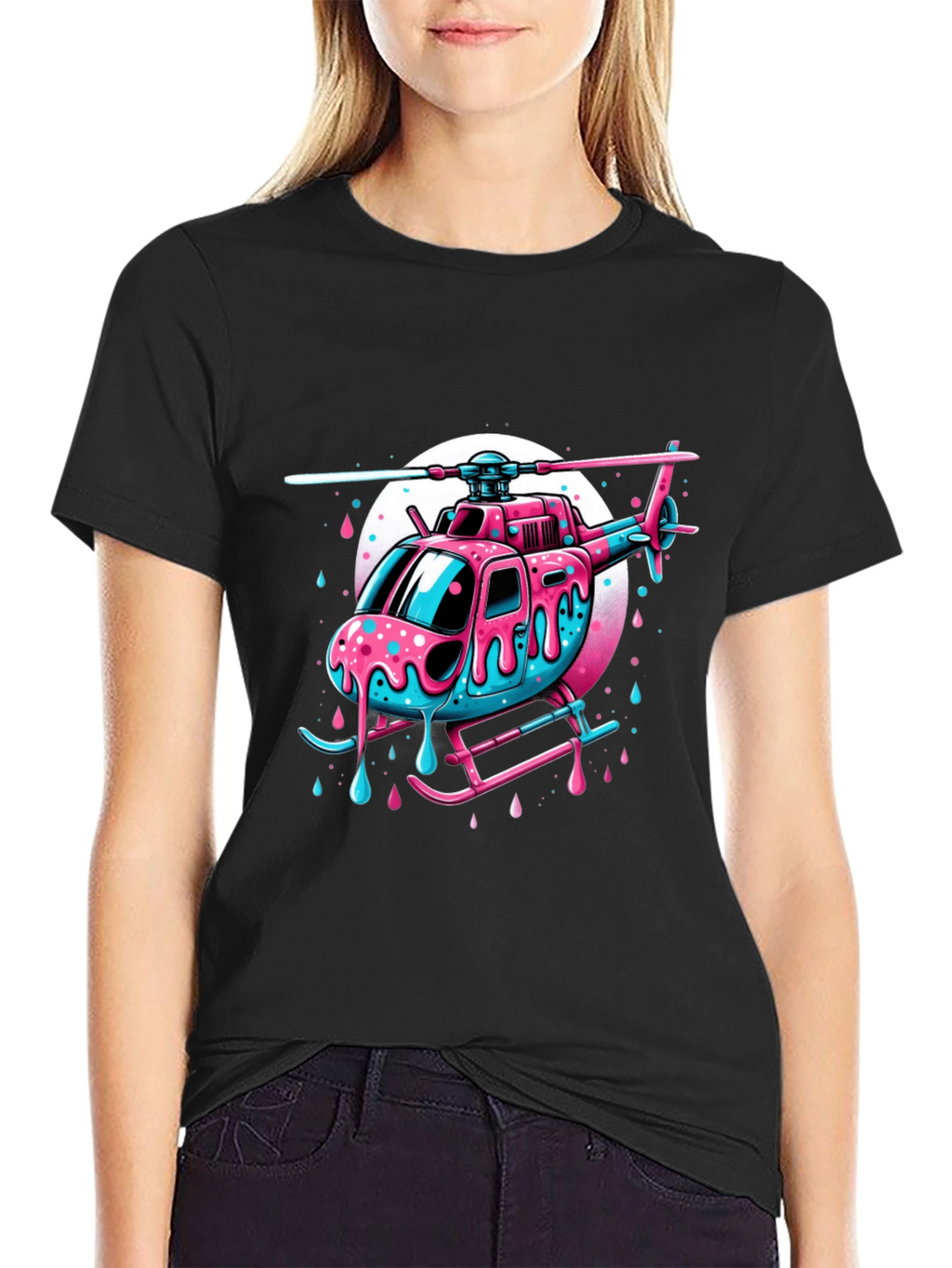 Fun Helicopter T-Shirt - Unique Design