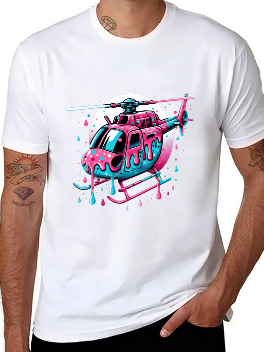 Fun Helicopter T-Shirt - Unique Design