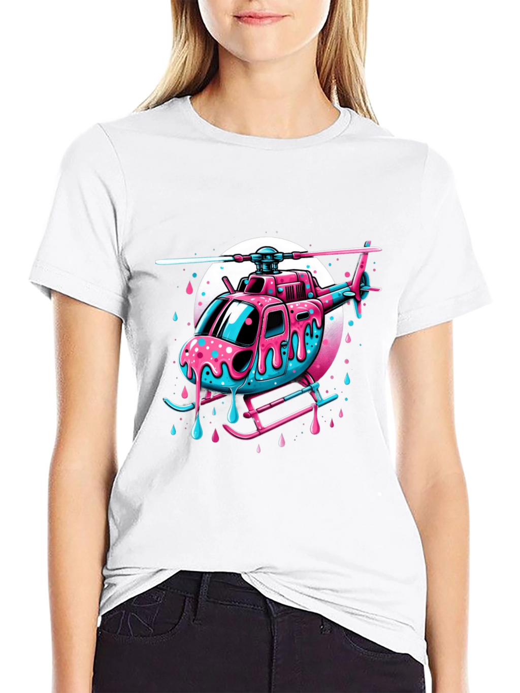 Fun Helicopter T-Shirt - Unique Design