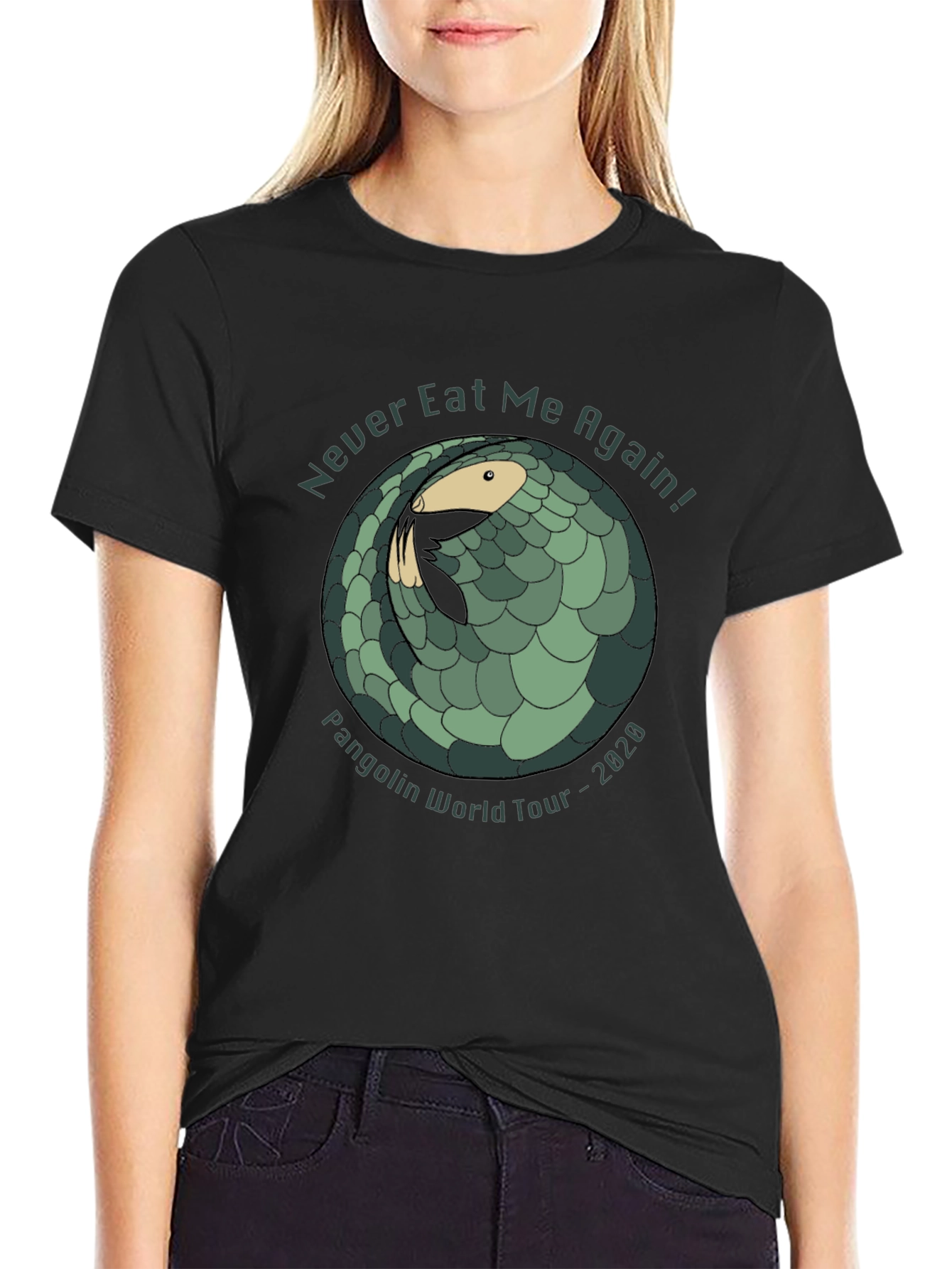Pangolin World Tour 2020 Graphic Tee - Never Eat Me Again!