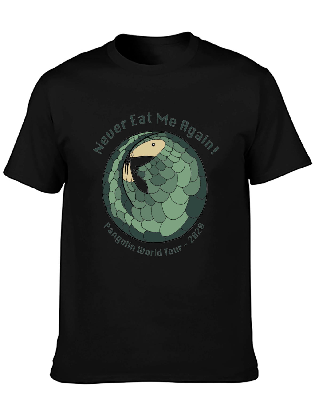 Pangolin World Tour 2020 Graphic Tee - Never Eat Me Again!