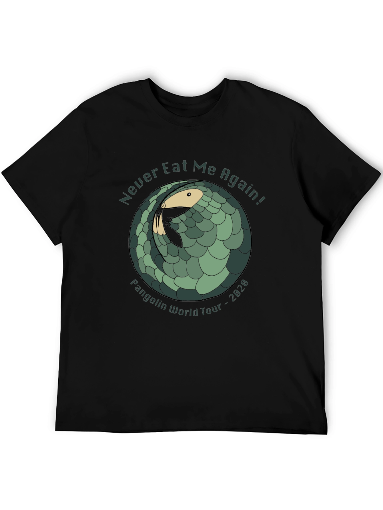 Pangolin World Tour 2020 Graphic Tee - Never Eat Me Again!