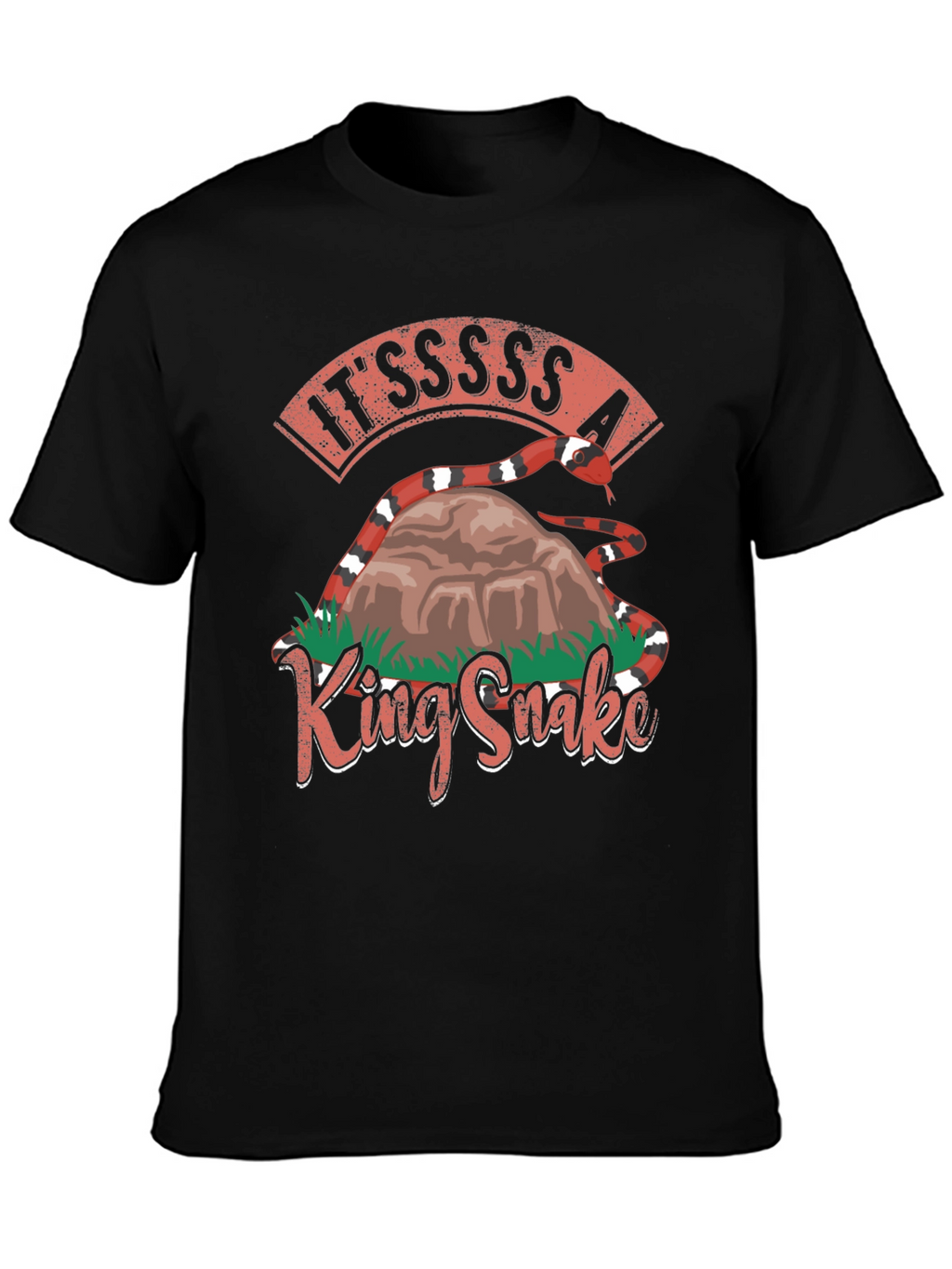 King Snake T-Shirt - Ssssssnake Design