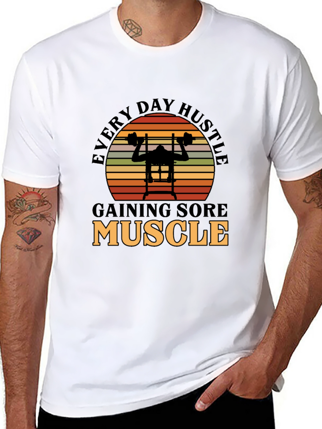 Every Day Hustle Muscle Gym T-Shirt