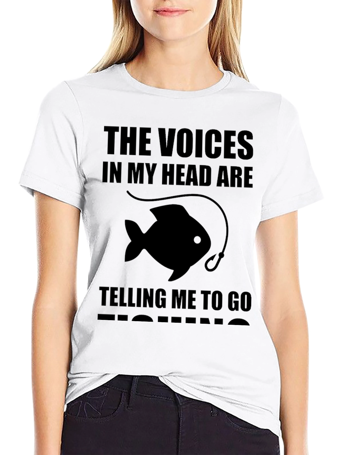 Voices in My Head Fishing T-Shirt