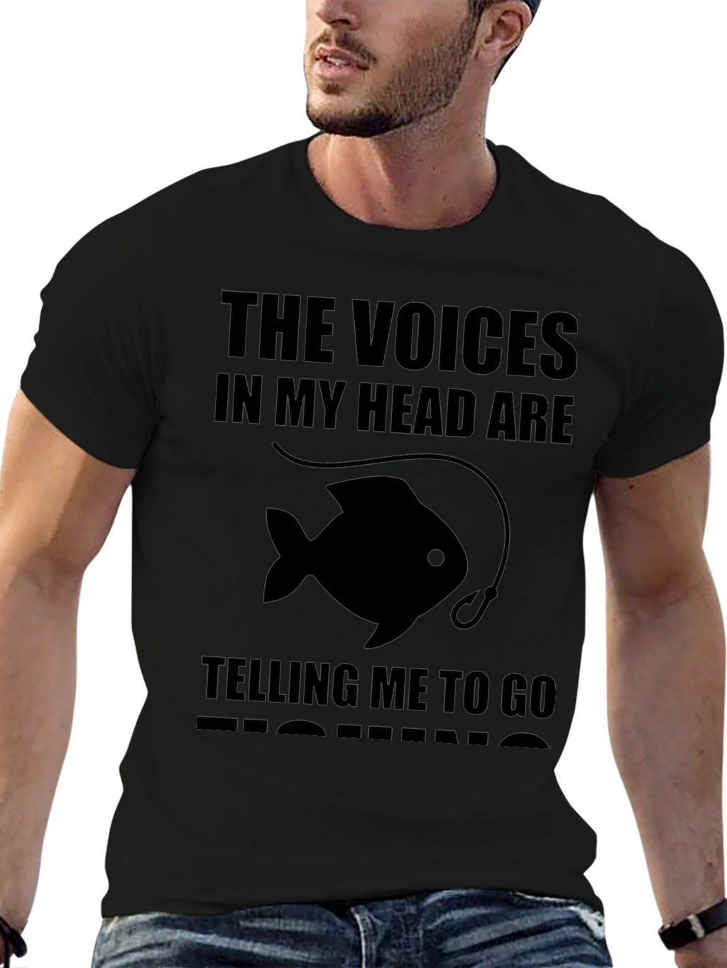 Voices in My Head Fishing T-Shirt