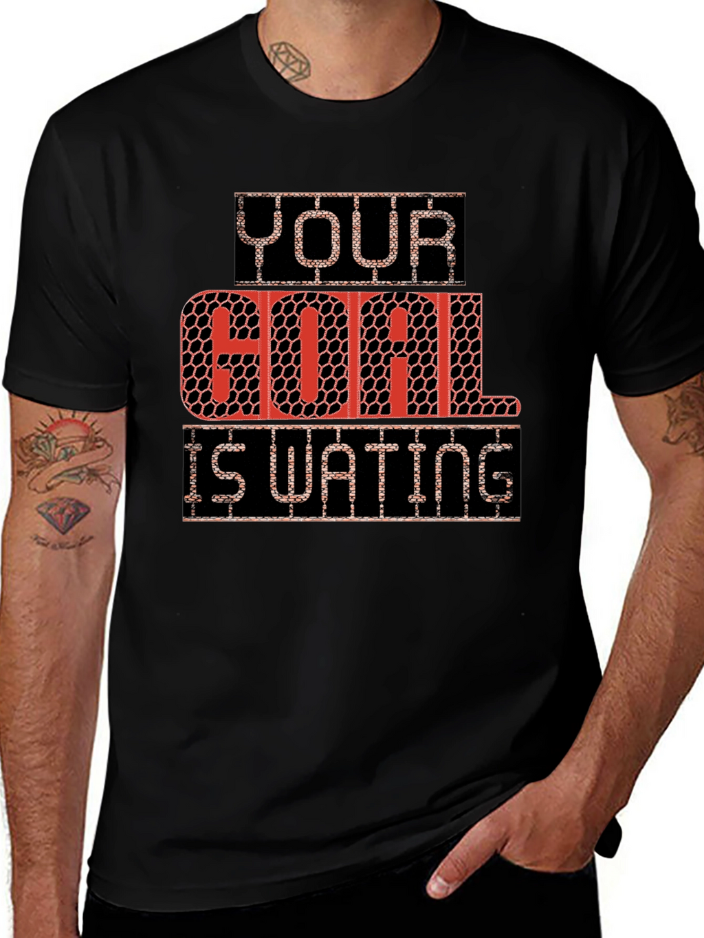 Your Goal Is Waiting T-Shirt - Motivational Tee