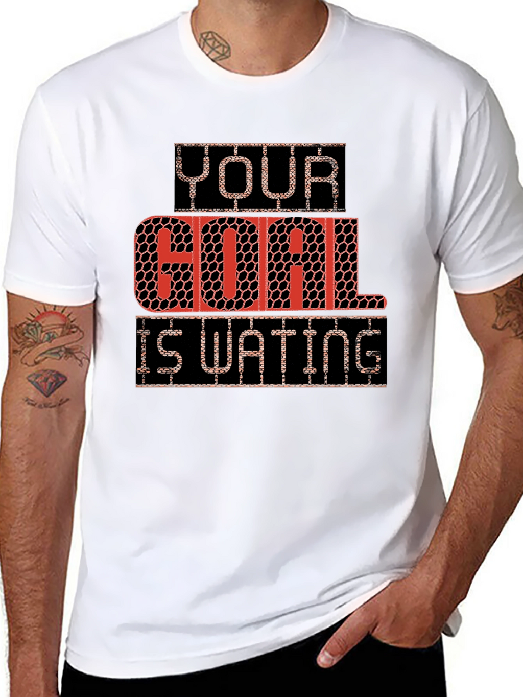 Your Goal Is Waiting T-Shirt - Motivational Tee