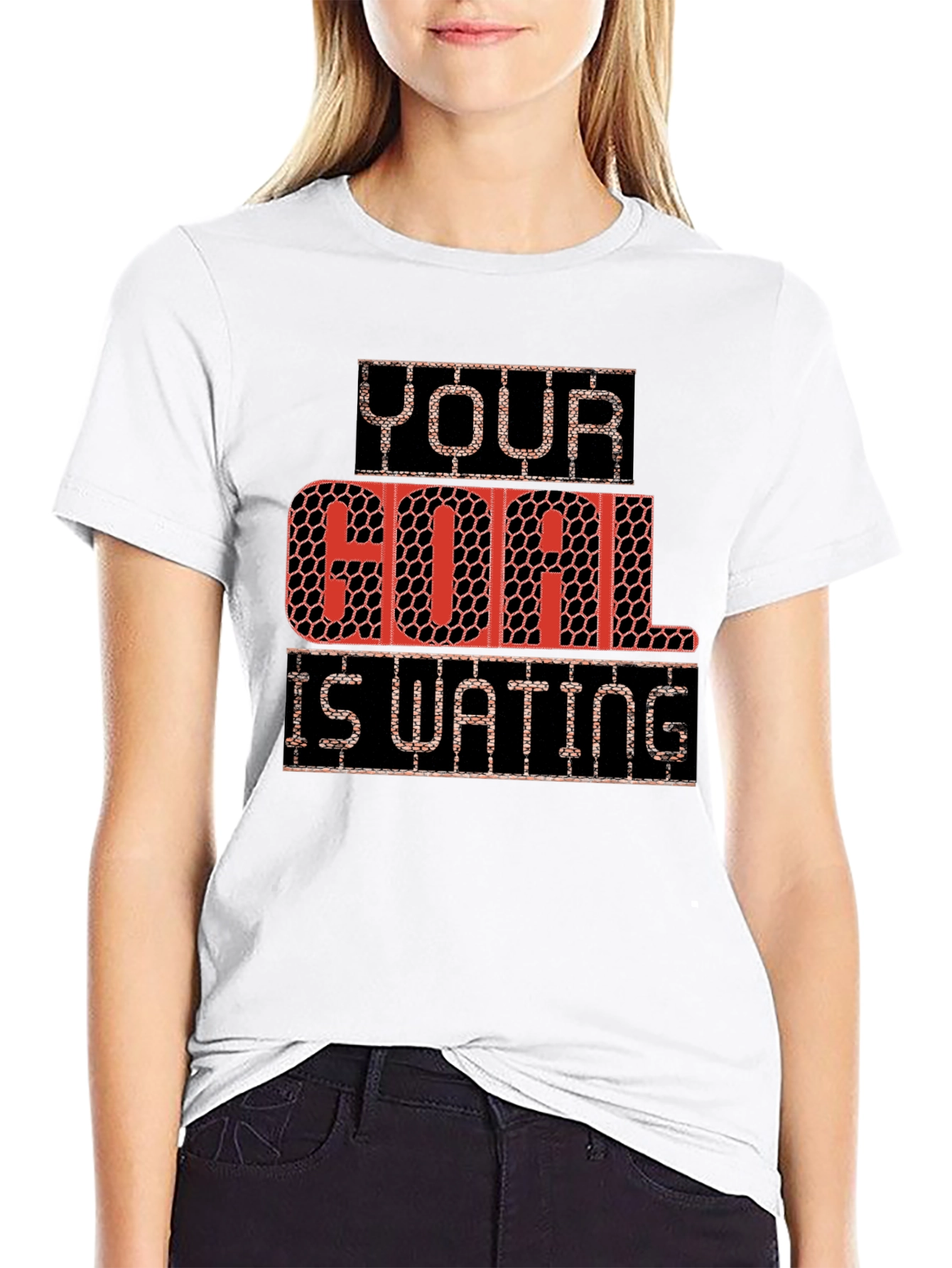 Your Goal Is Waiting T-Shirt - Motivational Tee
