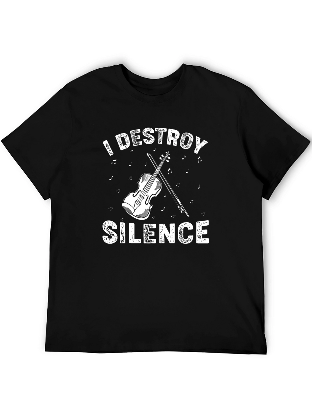 I Destroy Silence T-Shirt - Musician Tee