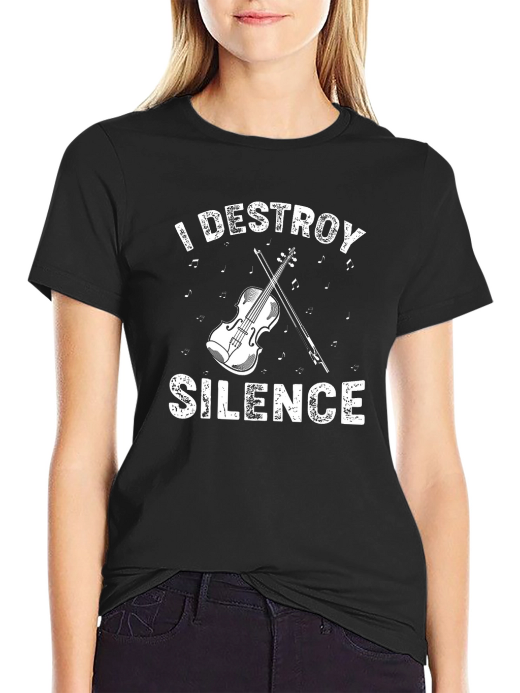 I Destroy Silence T-Shirt - Musician Tee