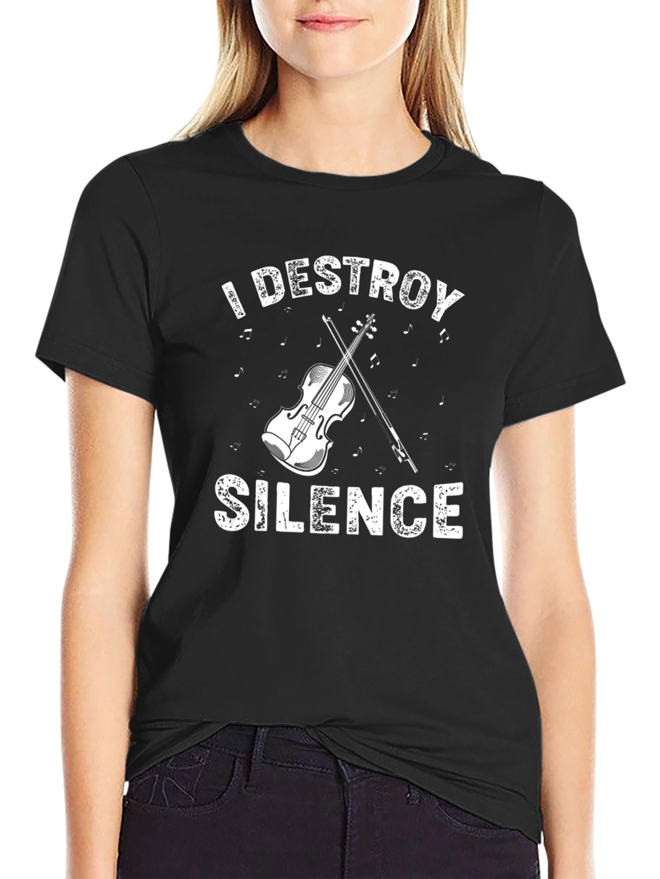 I Destroy Silence T-Shirt - Musician Tee