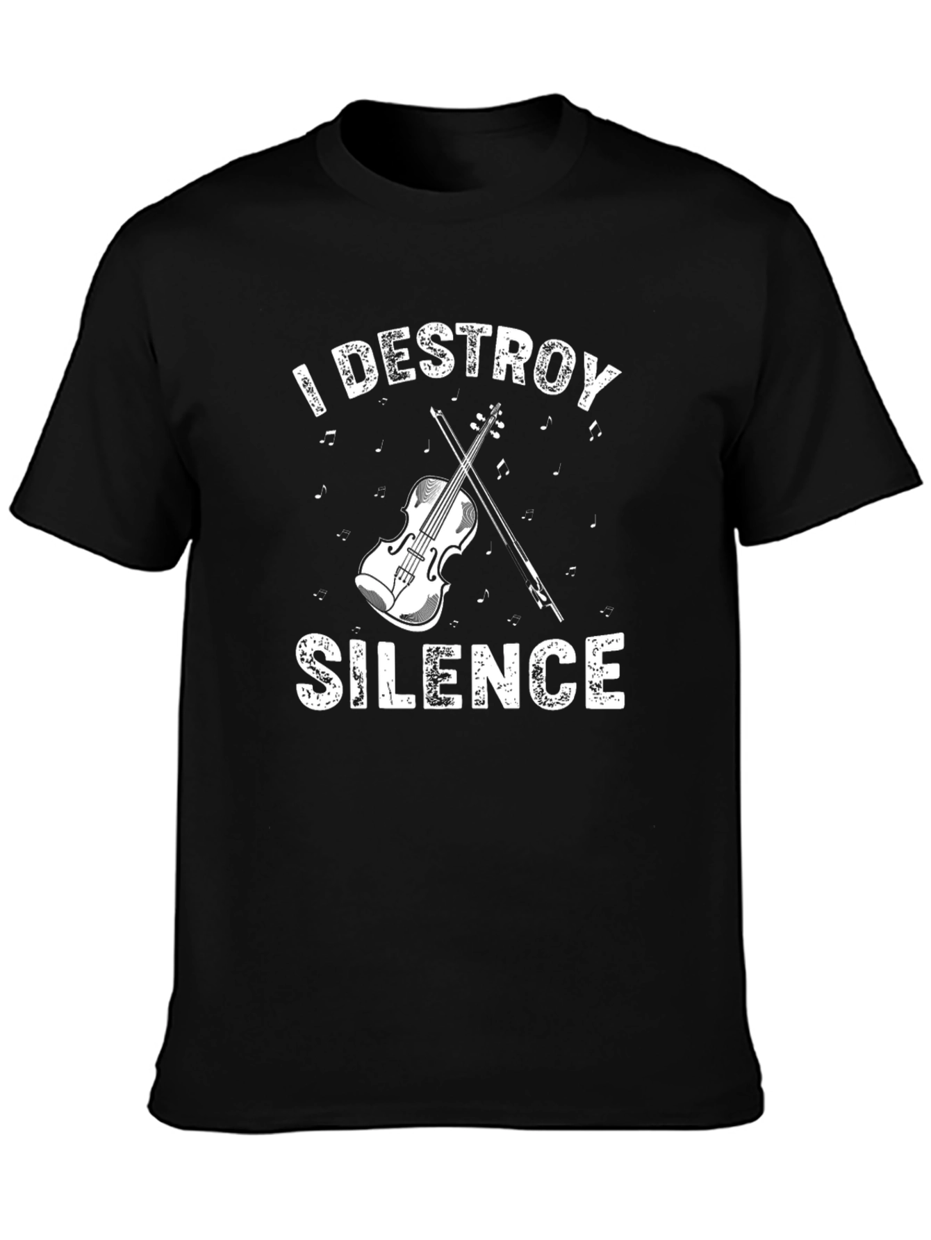 I Destroy Silence T-Shirt - Musician Tee