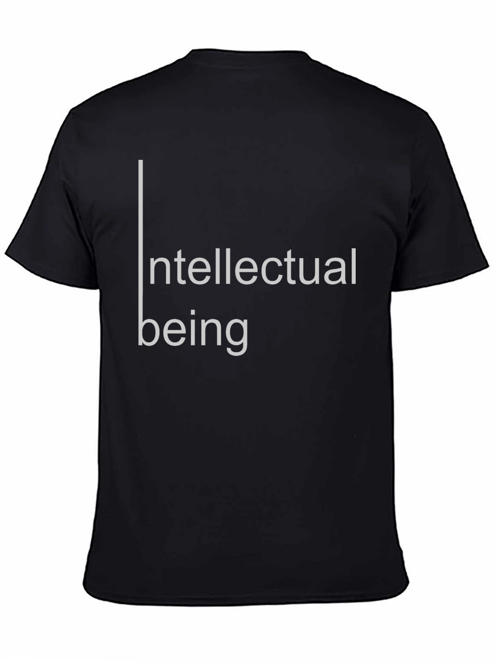 Intellectual Being Black T-Shirt