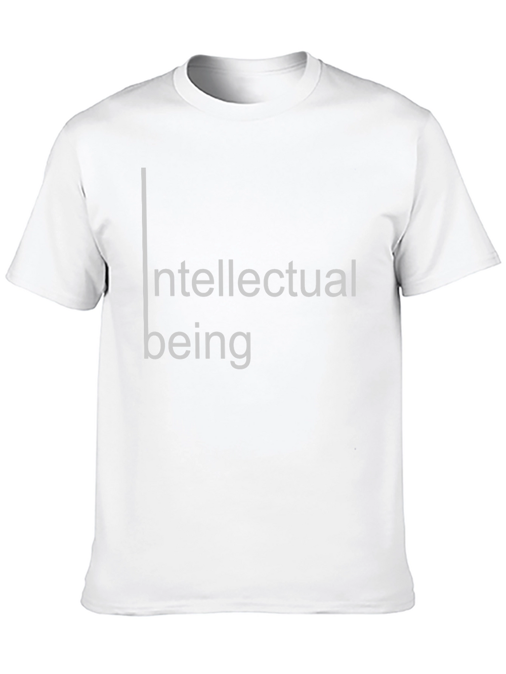 Intellectual Being Black T-Shirt