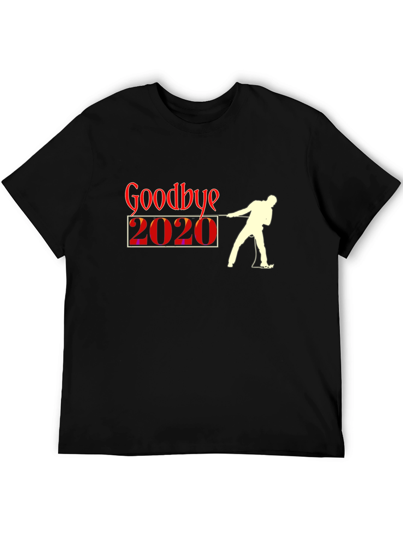 Goodbye 2020 Black Graphic T-Shirt