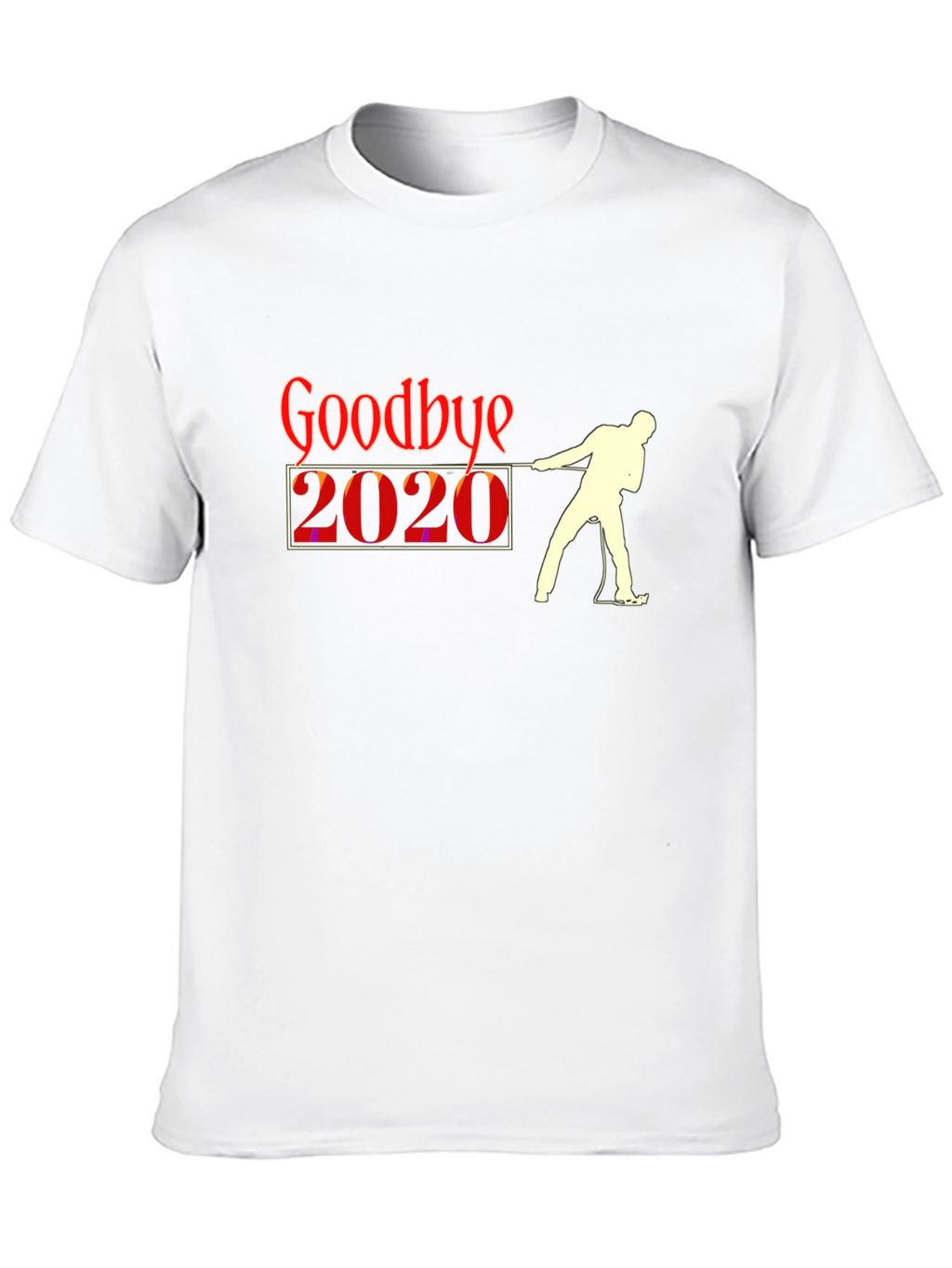 Goodbye 2020 Black Graphic T-Shirt