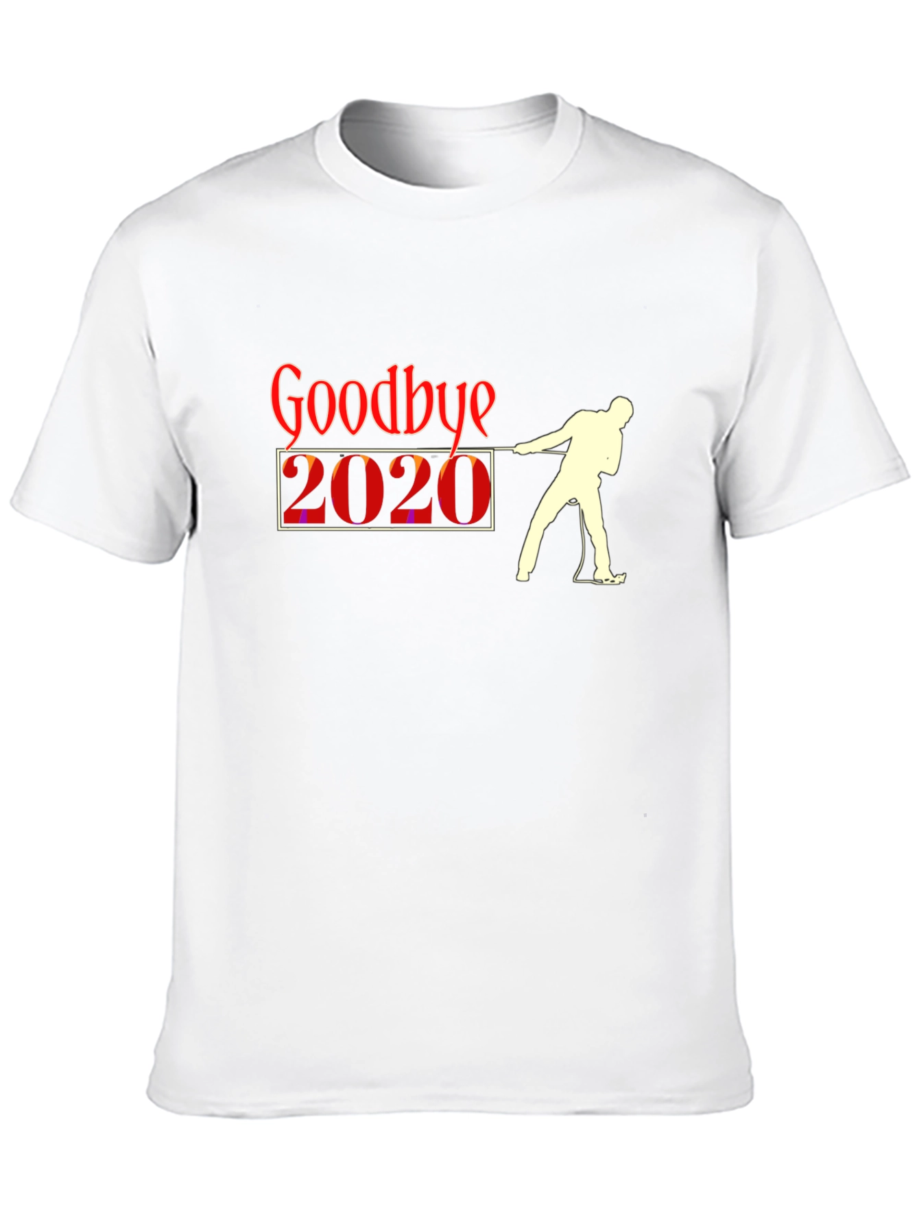 Goodbye 2020 Black Graphic T-Shirt
