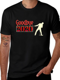 Goodbye 2020 Black Graphic T-Shirt