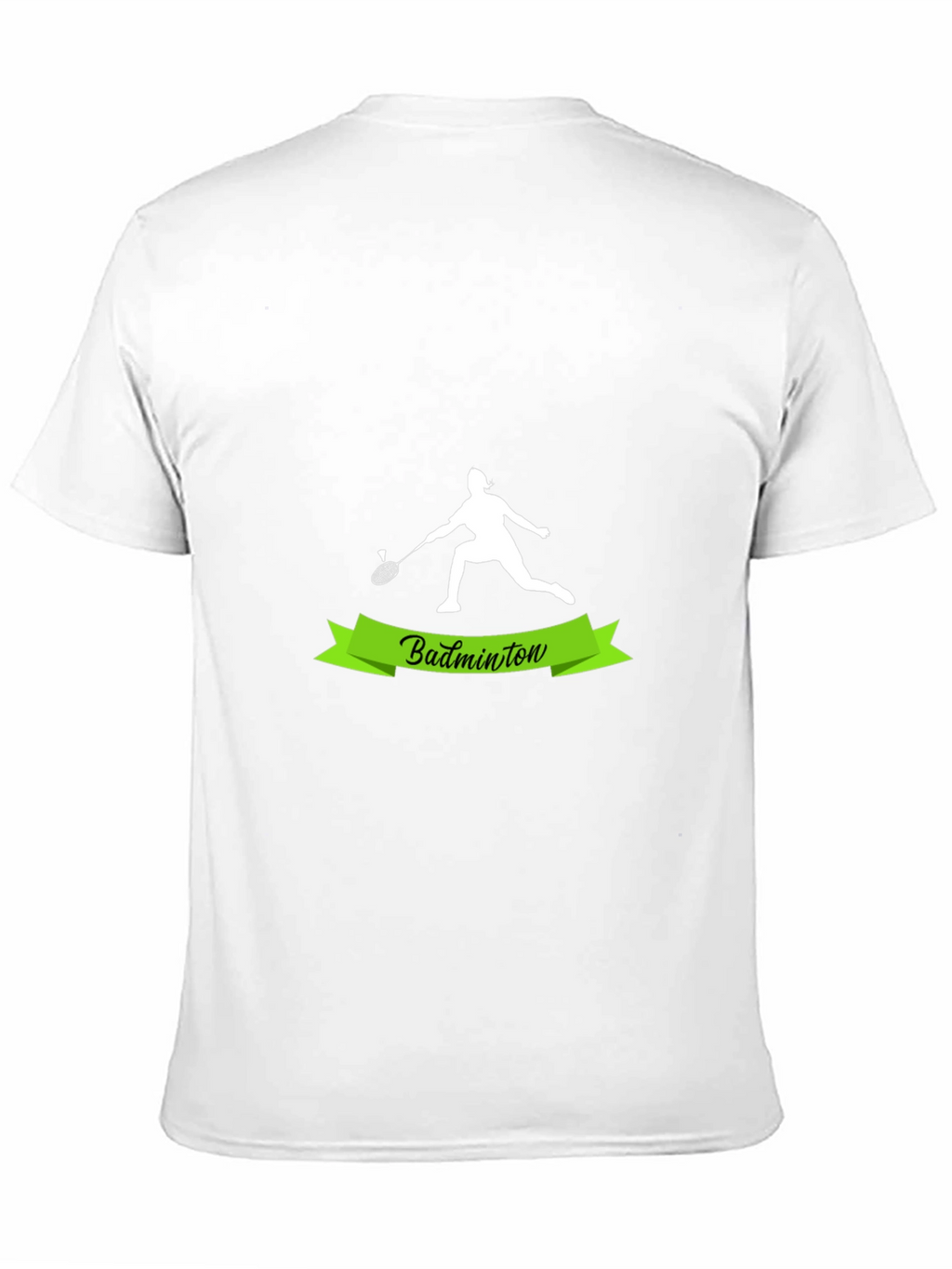 Badminton Player Graphic Tee - Sporty Style