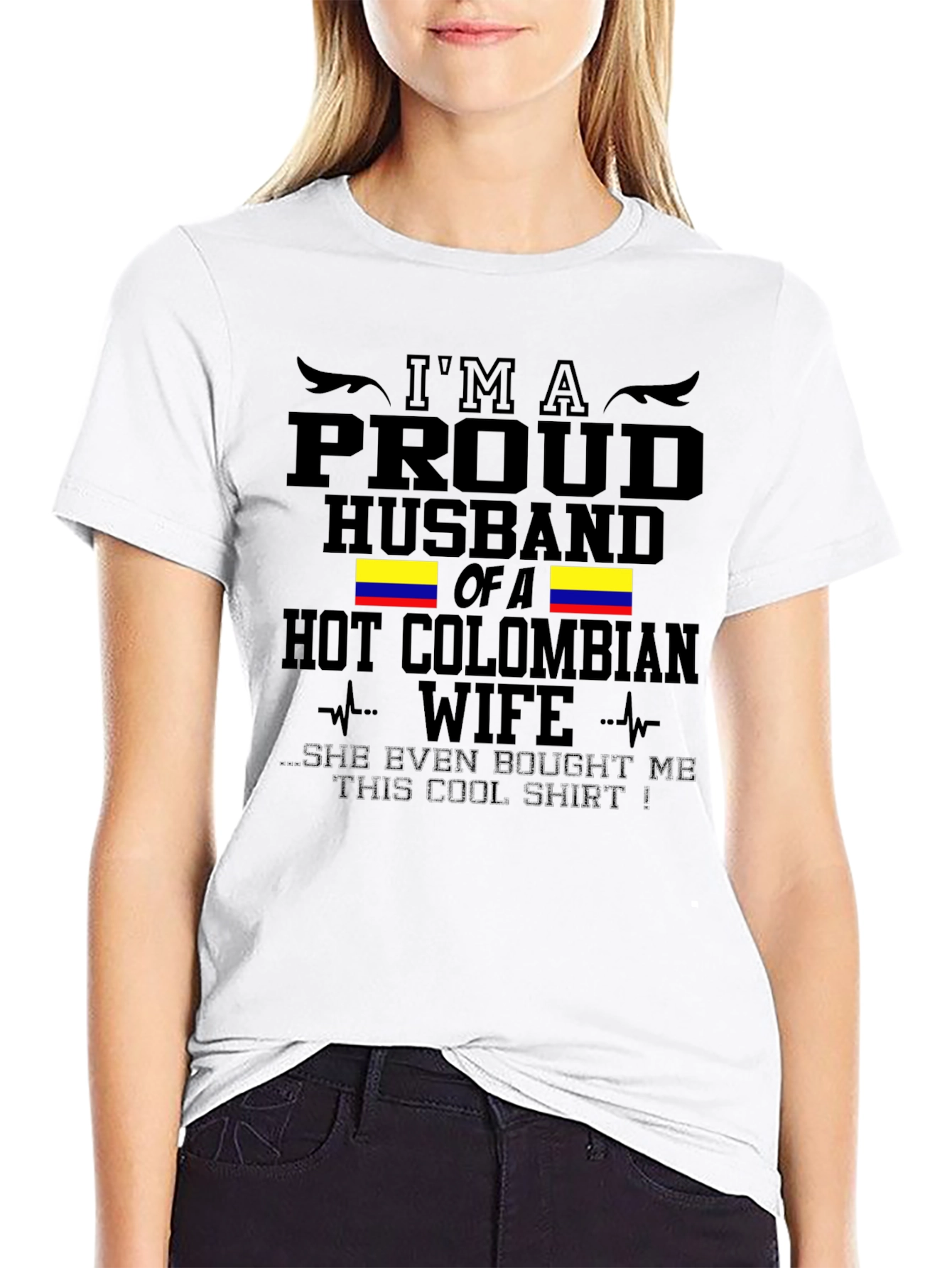 Proud Husband of a Hot Colombian Wife T-Shirt