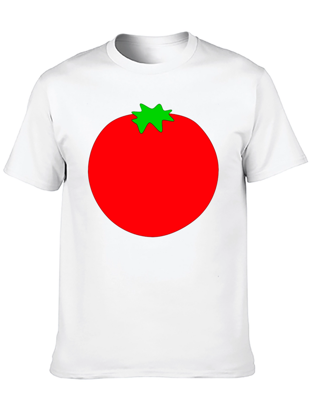 Tomato Graphic Print Black T-Shirt