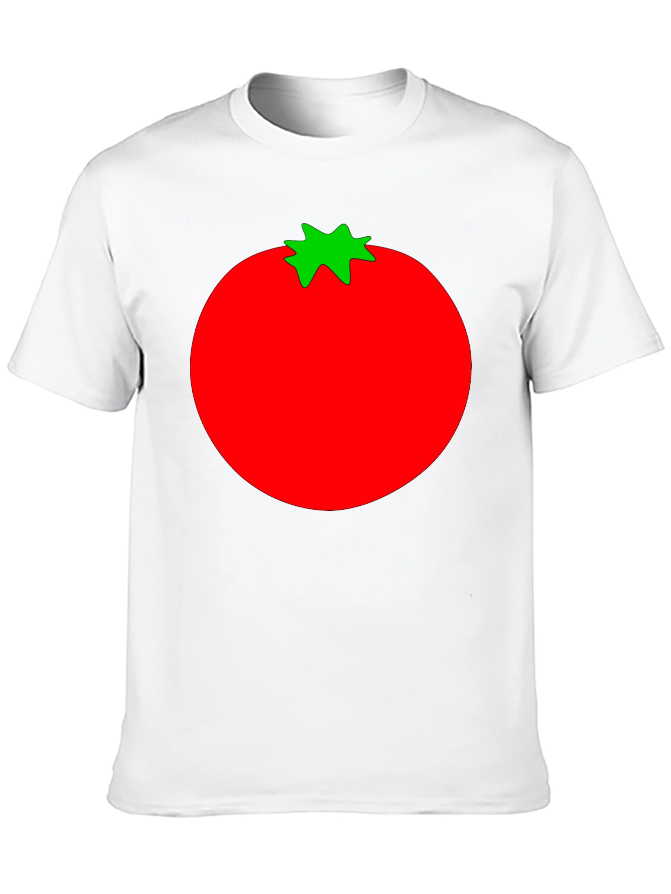 Tomato Graphic Print Black T-Shirt
