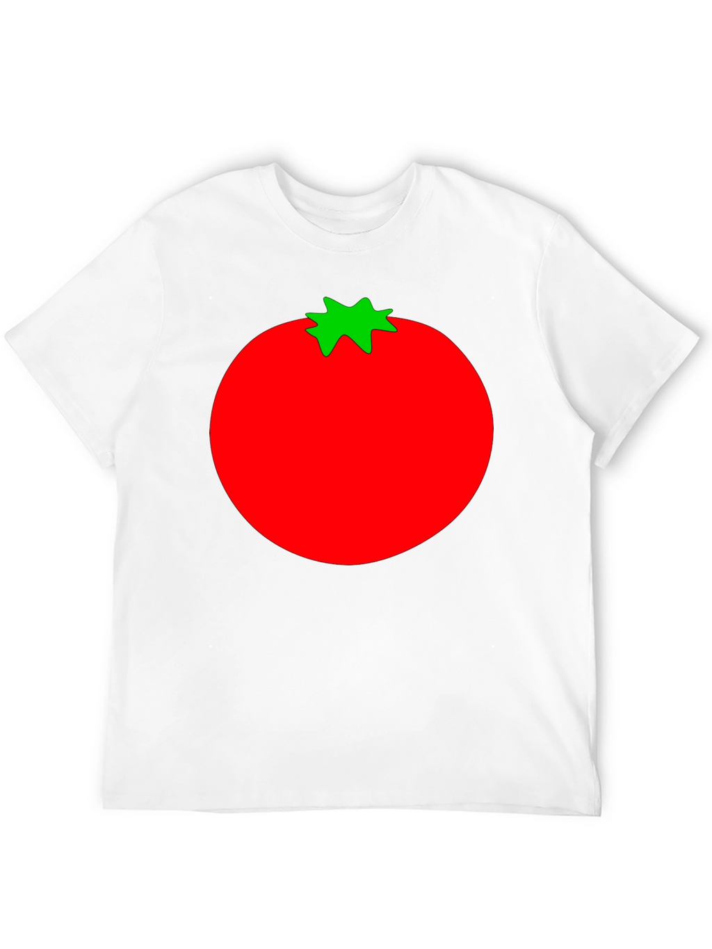 Tomato Graphic Print Black T-Shirt