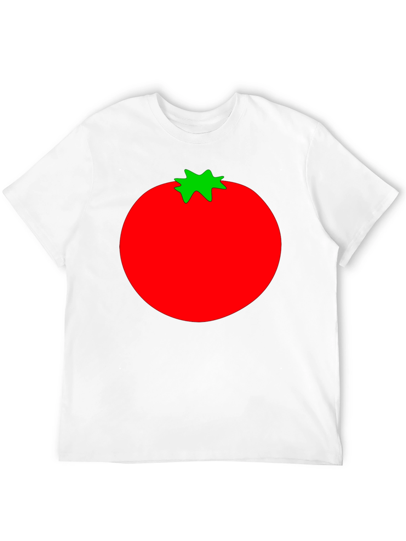 Tomato Graphic Print Black T-Shirt