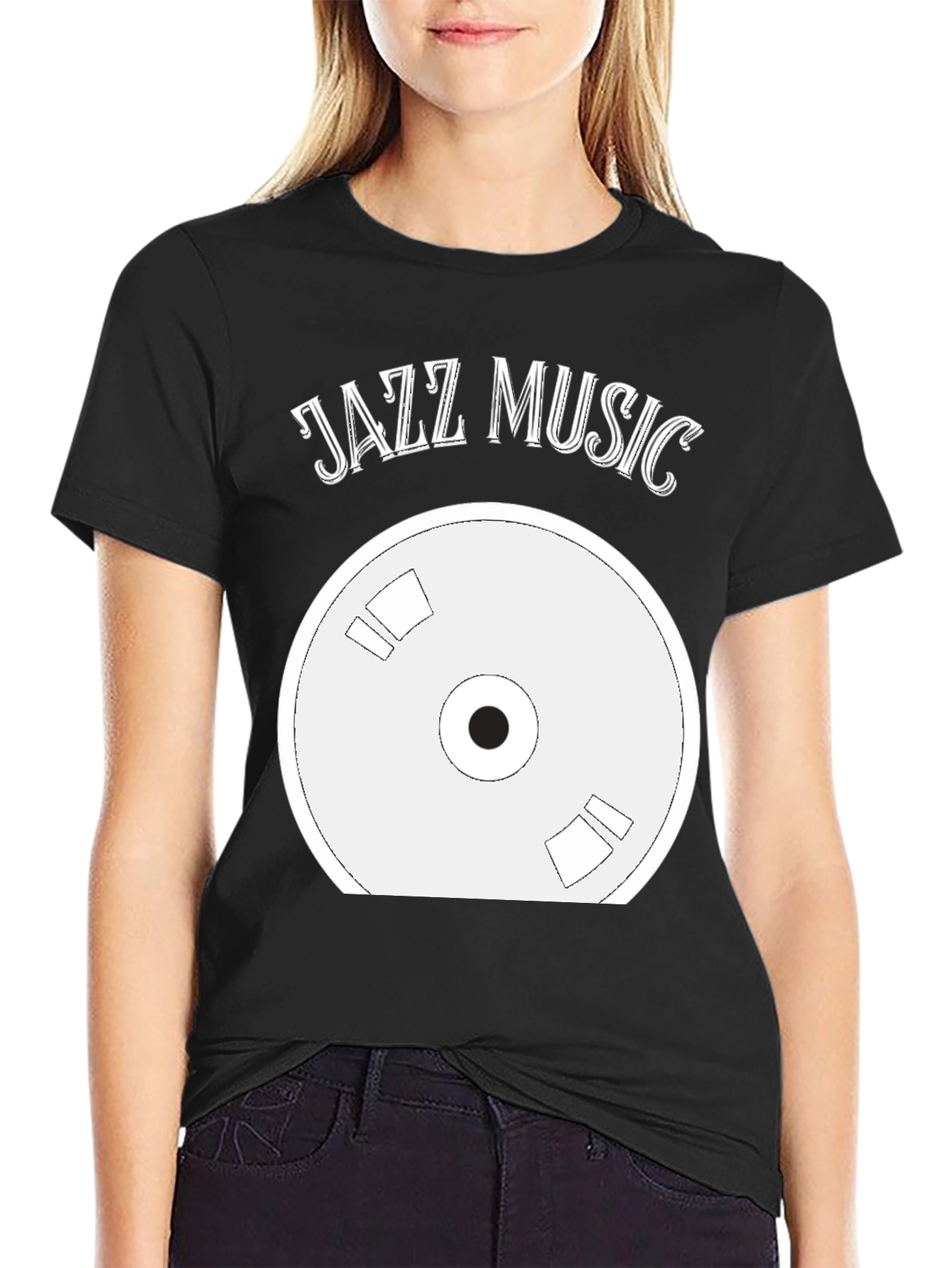 Jazz Music Record T-Shirt - Cool Music Lover Tee