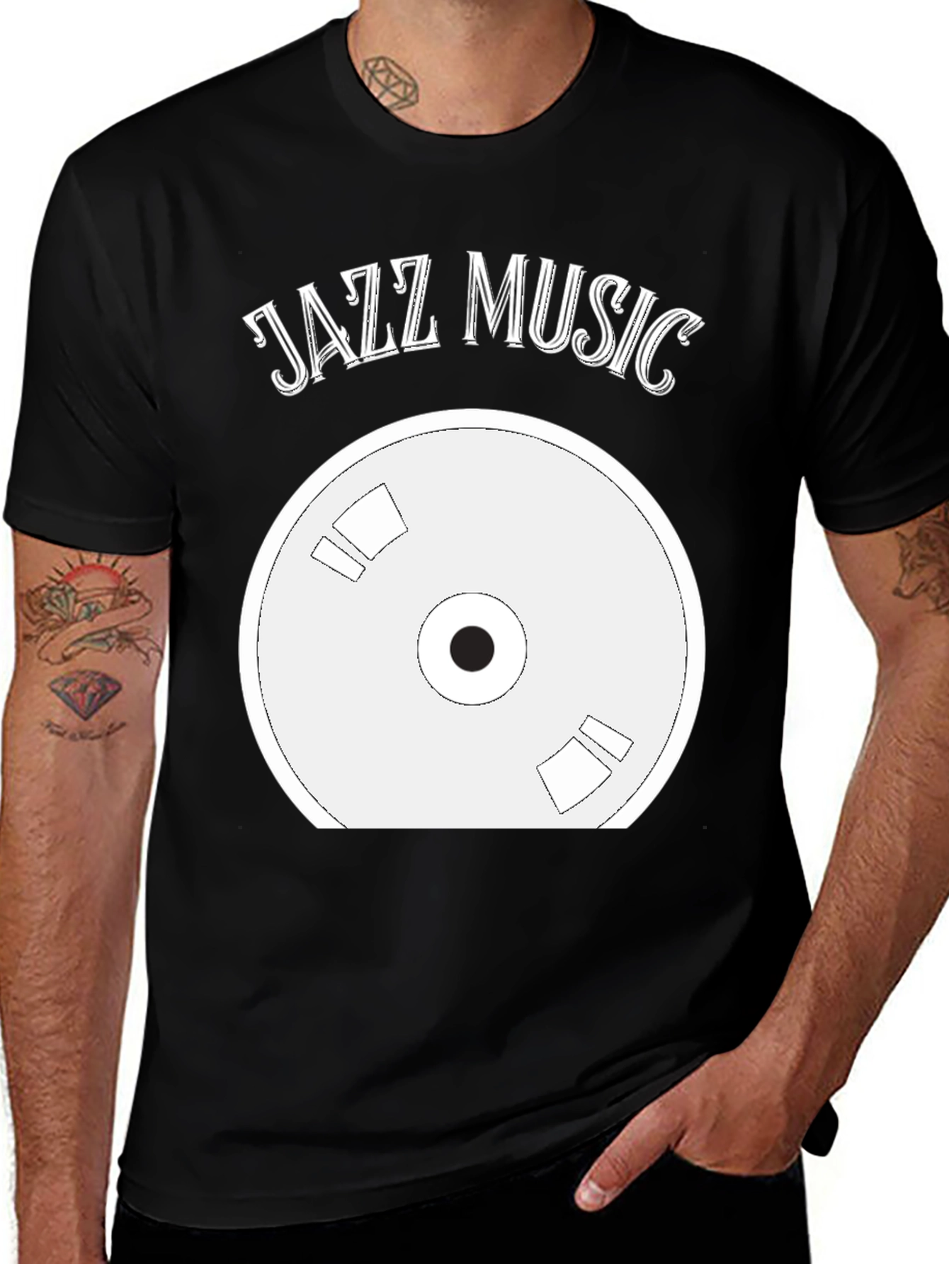 Jazz Music Record T-Shirt - Cool Music Lover Tee