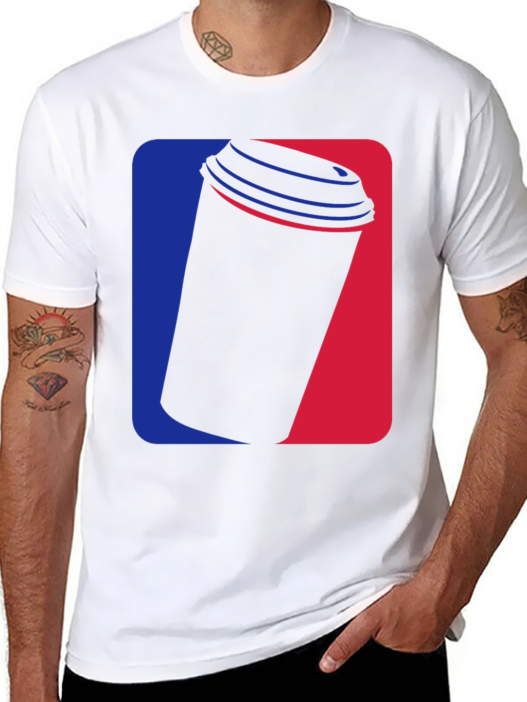 Retro Coffee Cup Graphic Tee