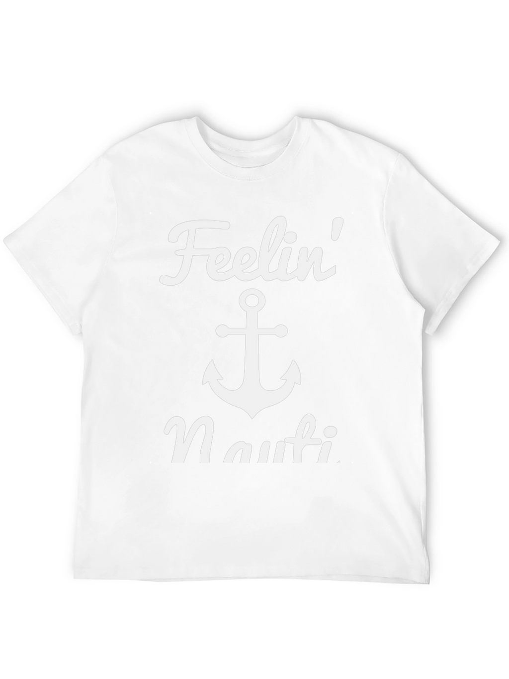 Feelin Nauti Anchor T-Shirt - Black Casual Tee