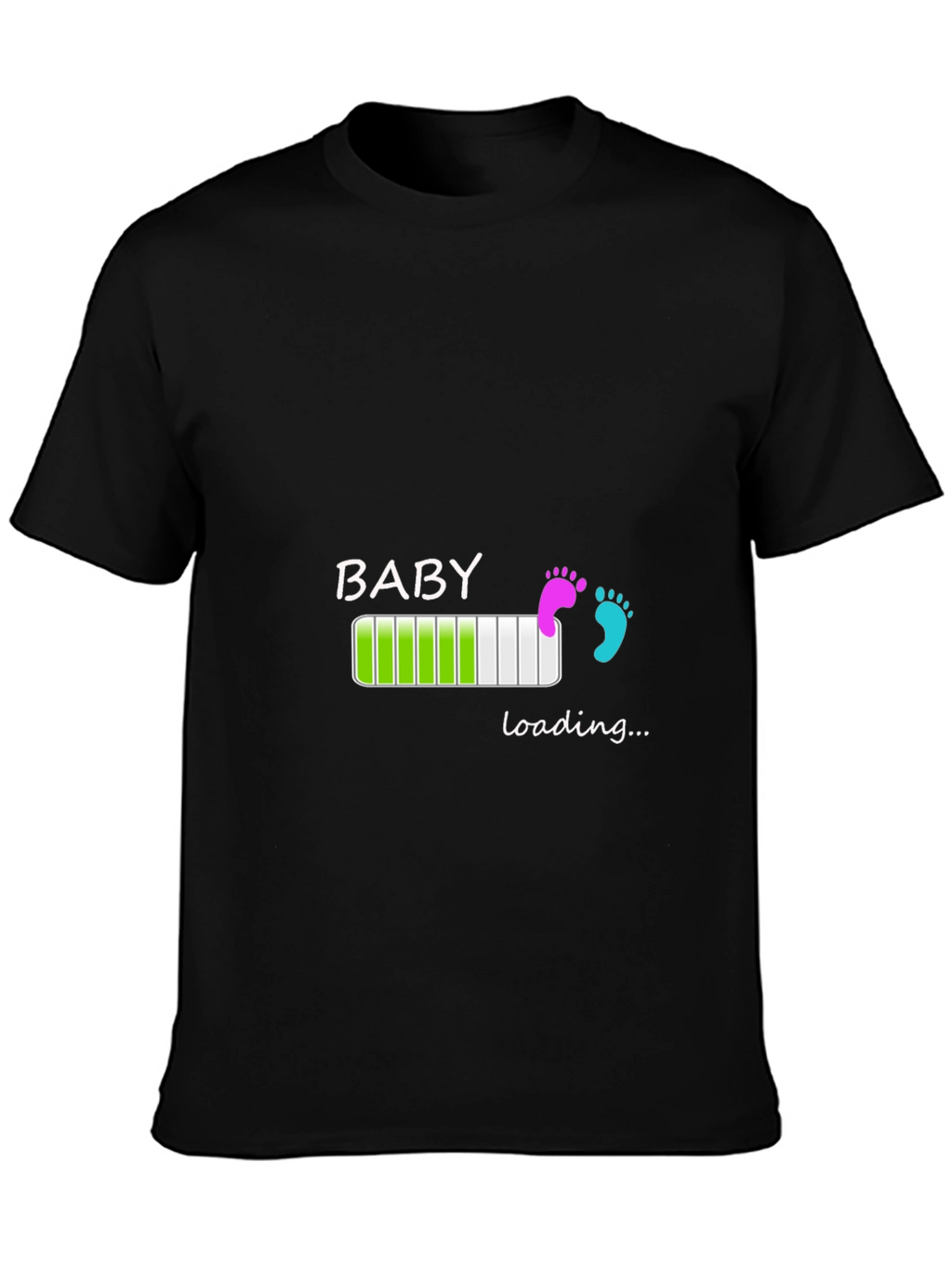 Baby Loading Graphic T-Shirt - New Parent Tee