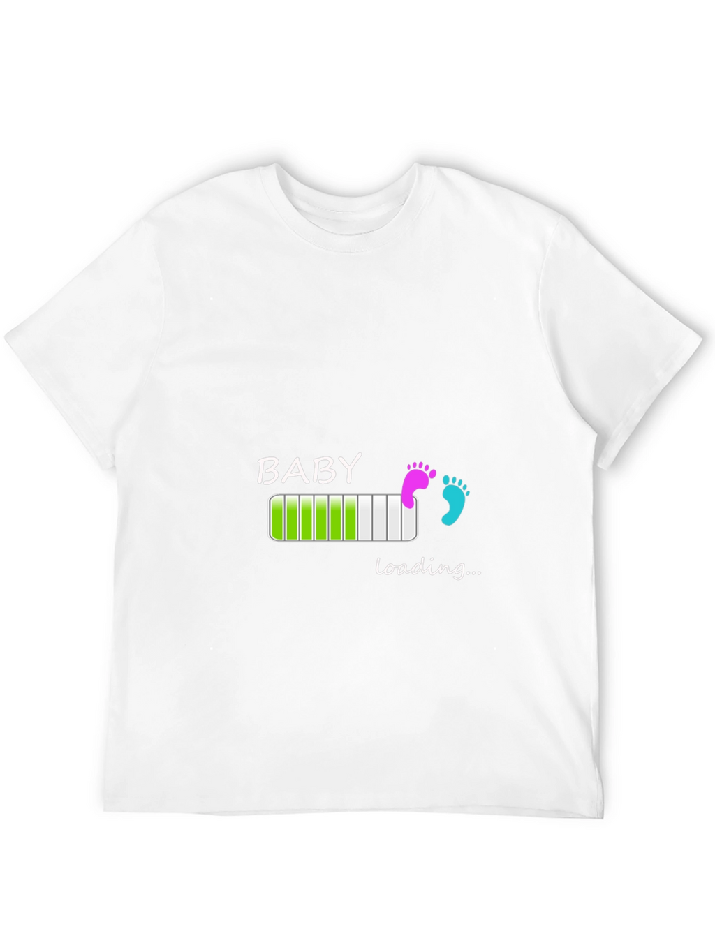 Baby Loading Graphic T-Shirt - New Parent Tee