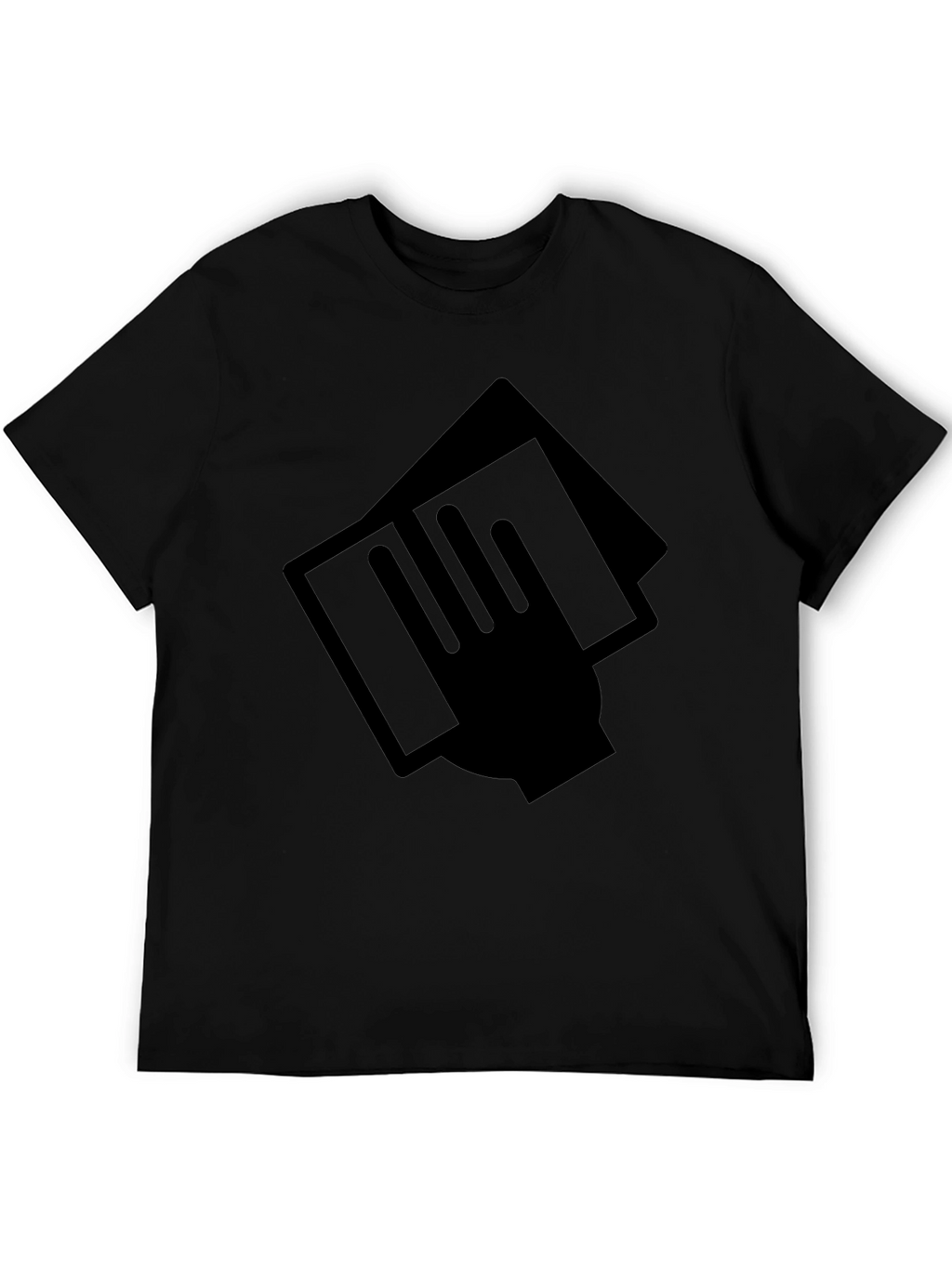 Modern Graphic Black T-Shirt